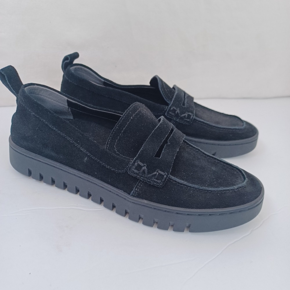 Vionic Uptown Black Suede Loafer Slip On Shoes Women Size 6 - Picture 11 of 14